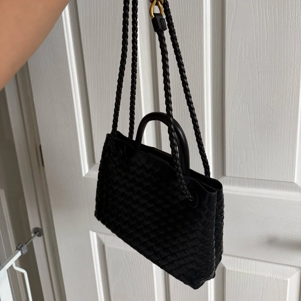Black Bottega Andiamo Inspired Bag - Picture 4 of 11